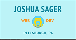 Desktop Screenshot of joshuasager.com